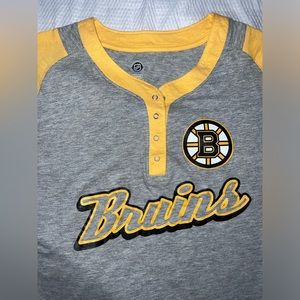 BOSTON BRUINS 3/4 SLEEVE TSHIRT _Womens M NHL